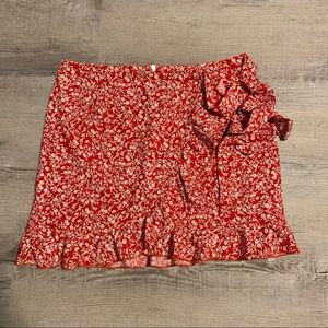 Zaful wrap skirt size small
